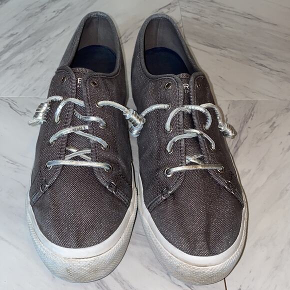 Sperry SeaCoast Core STS80332 Metallic Sneaker Size 12 - Picture 3 of 10